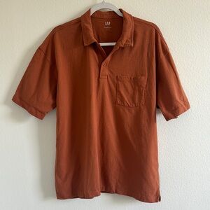 GAP Men's Rust Polo Shirt